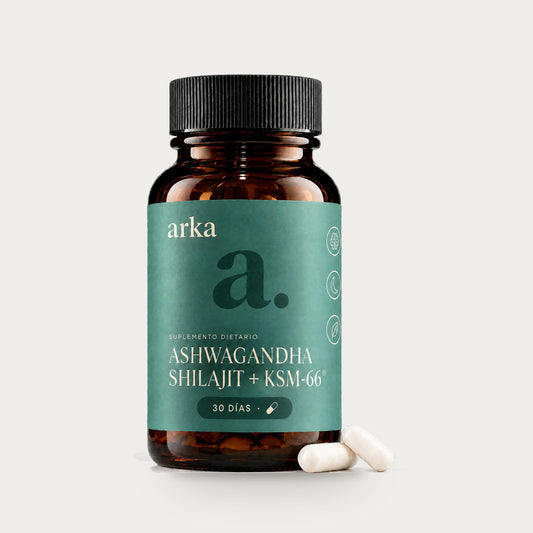 1 frasco de arka Ashwagandha + Shilajit